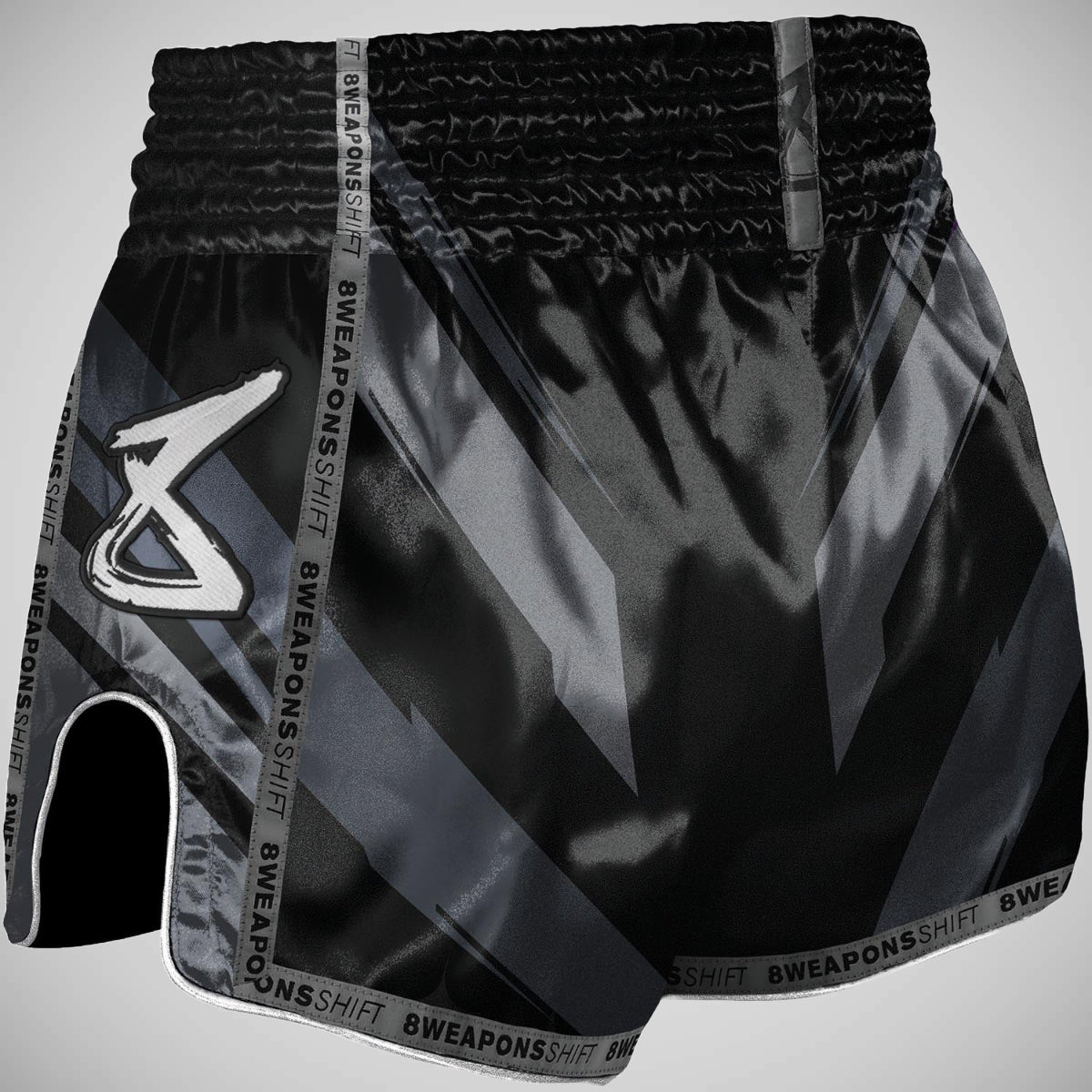 8 Weapons Schicht Muay Thai Shorts schwarz