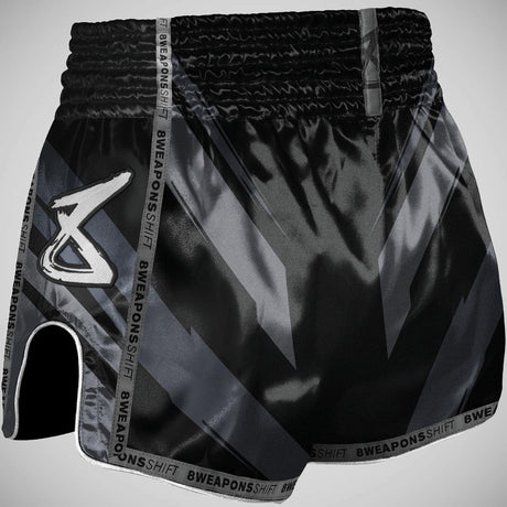 8 Weapons Schicht Muay Thai Shorts schwarz