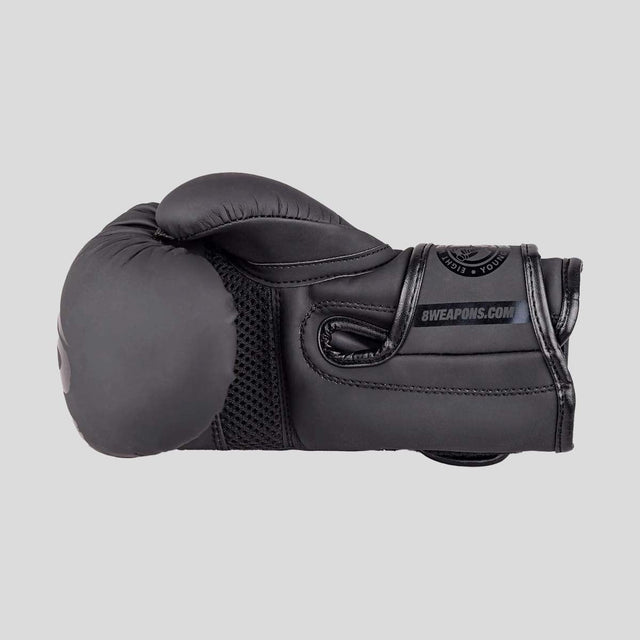 8 Weapons Unlimited 2.0 Kids Boxing Gloves Black/Black