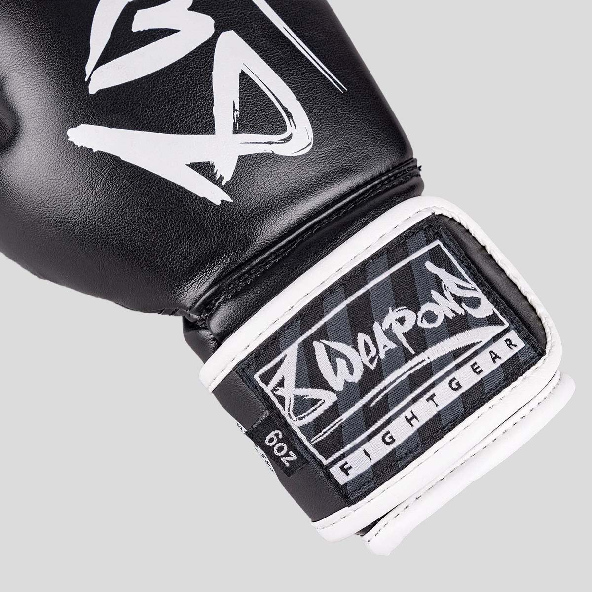 8 Weapons Unbegrenzte 2.0 Kinder Boxhandschuhe Schwarz/Weiß
