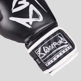 8 Weapons Unbegrenzte 2.0 Kinder Boxhandschuhe Schwarz/Weiß