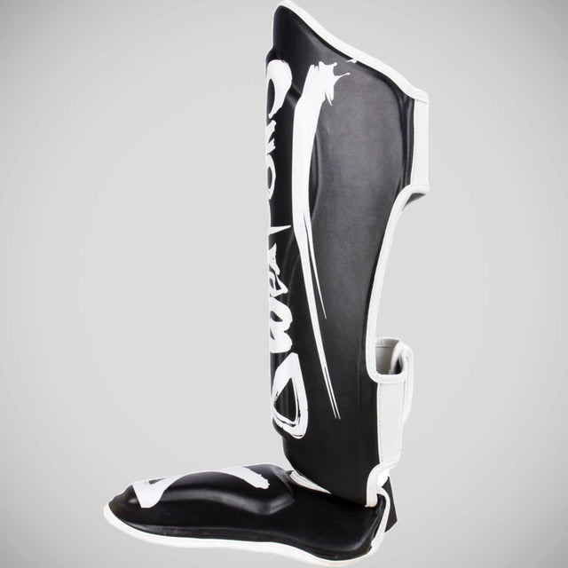 8 Weapons Unlimited 2.0 Shin Guards Black/White