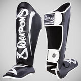 8 Weapons Unbegrenzte 2.0 Schienbeinwächter Schwarz/Weiß