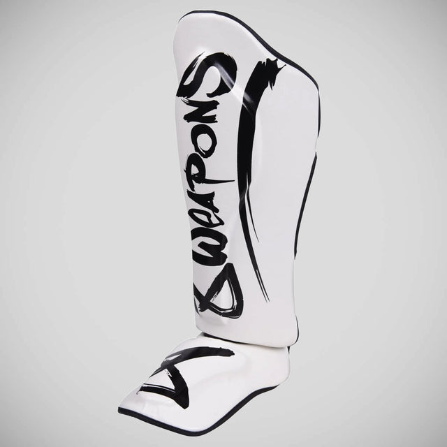 8 Weapons Unlimited 2.0 Shin Guards White/Black