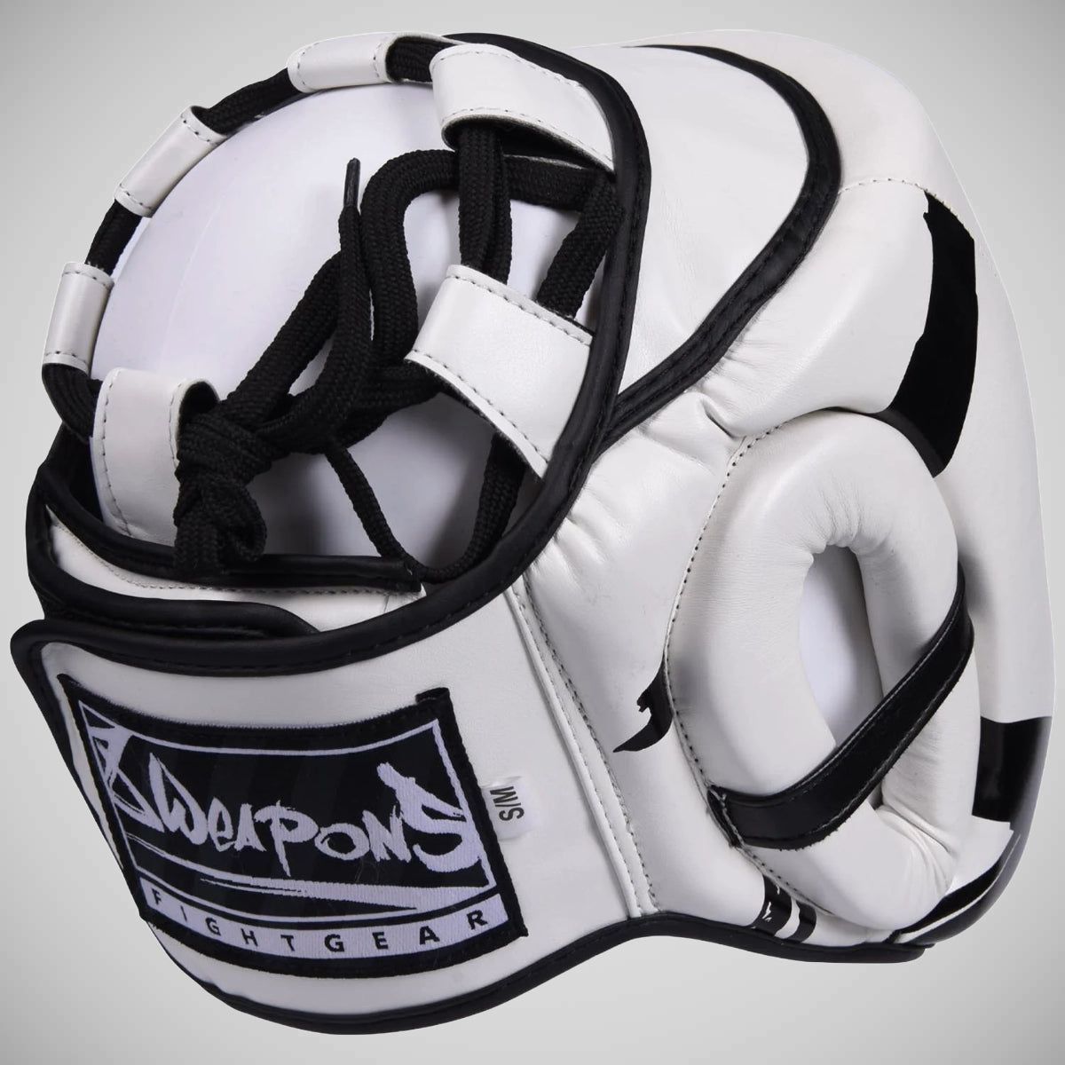 8 Weapons Unlimited Head Guard White/Black