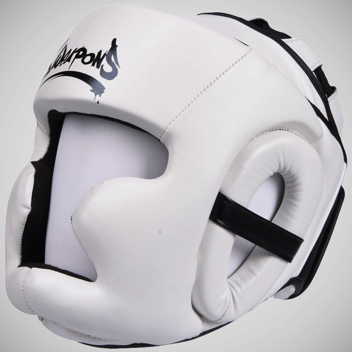 8 Weapons Unlimited Head Guard White/Black