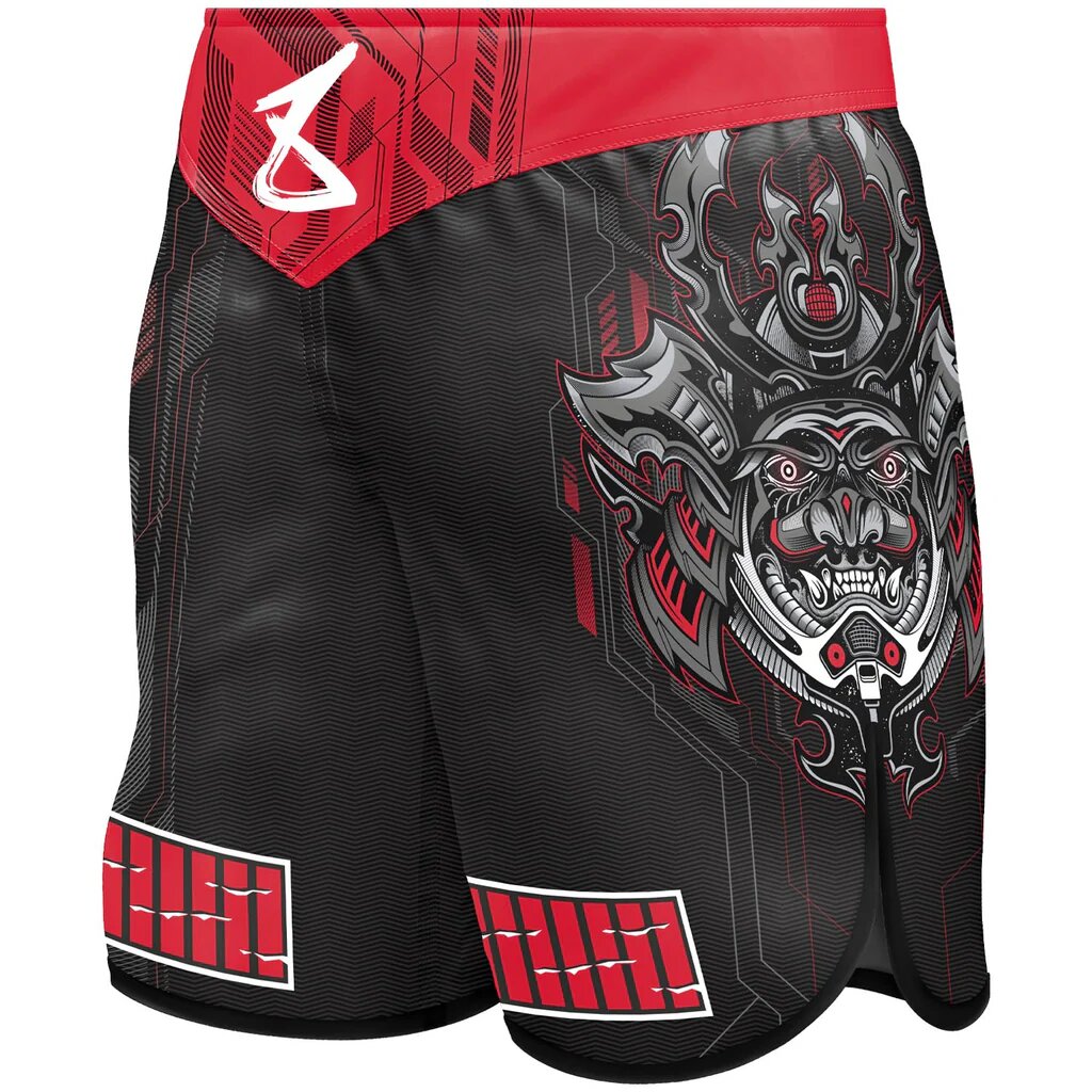 8 Weapons Samurai 2.0 Fight Shorts Black/Red