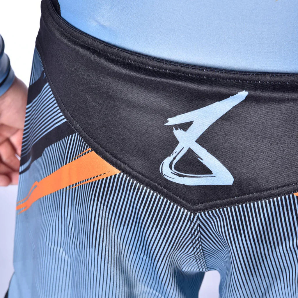 8 Weapons Shift Fight Shorts Grey Grey / Orange