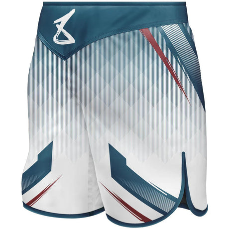 8 Weapons Skiftkampshorts vit/marinblå/röd