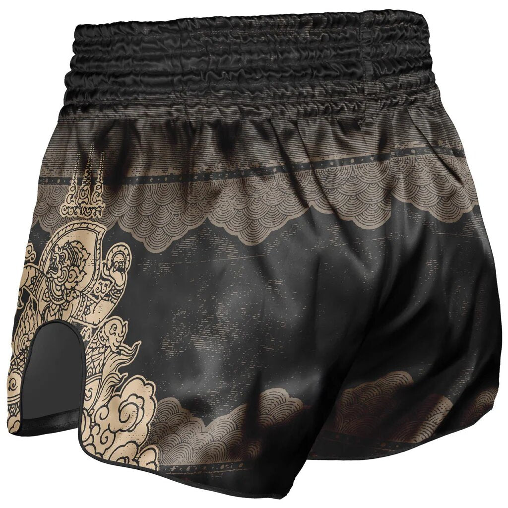 8 Weapons Hanuman Muay Thai Shorts Black/Gold
