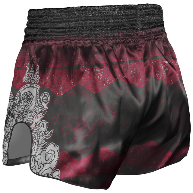 8 Weapons Hanuman Muay Thai Shorts Black/Red