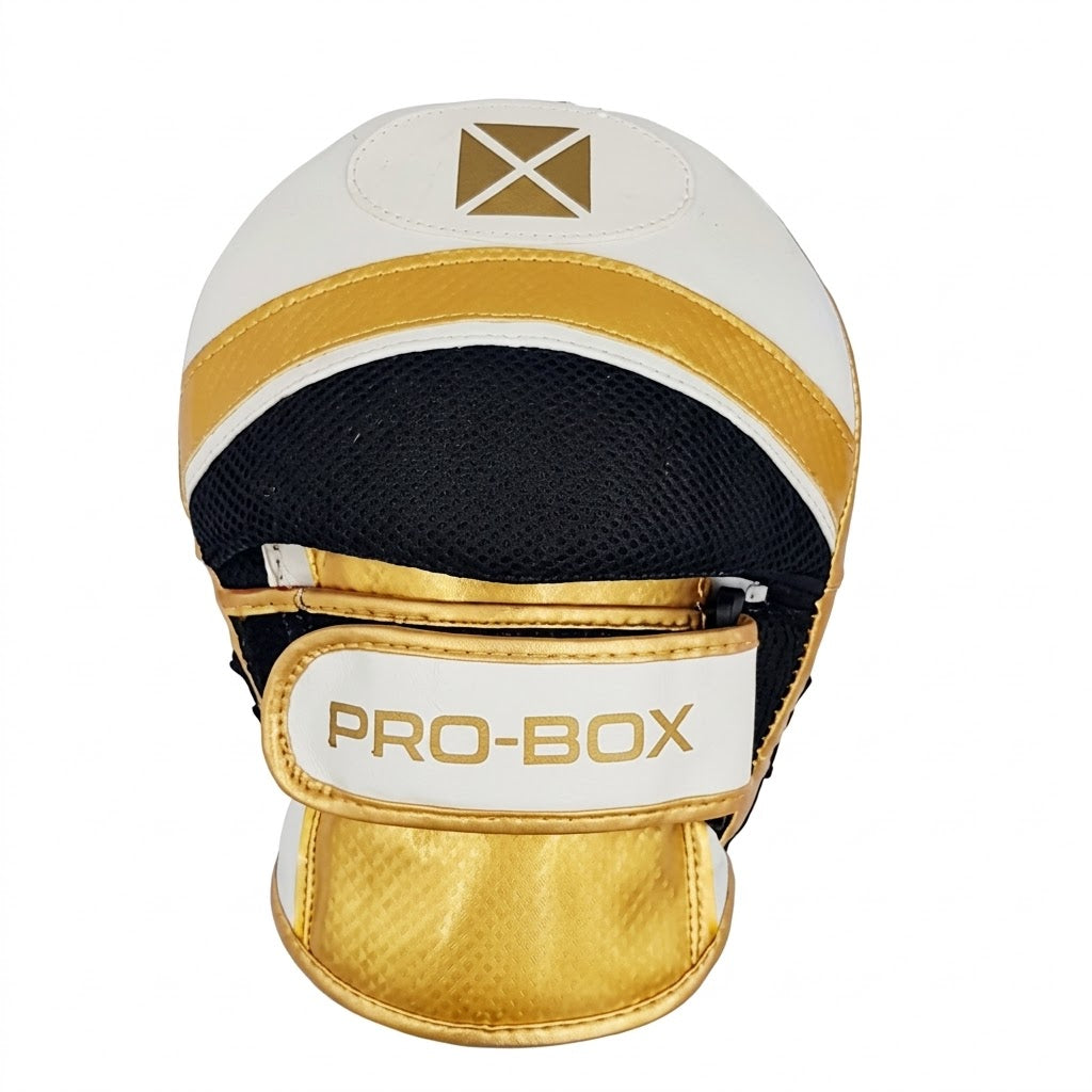 Pro-Box Champ Spar Focus Pads White/Gold