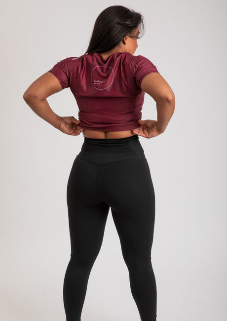 Adapt Jiu-Jitsu Womens High-Waisted Training Leggings Black