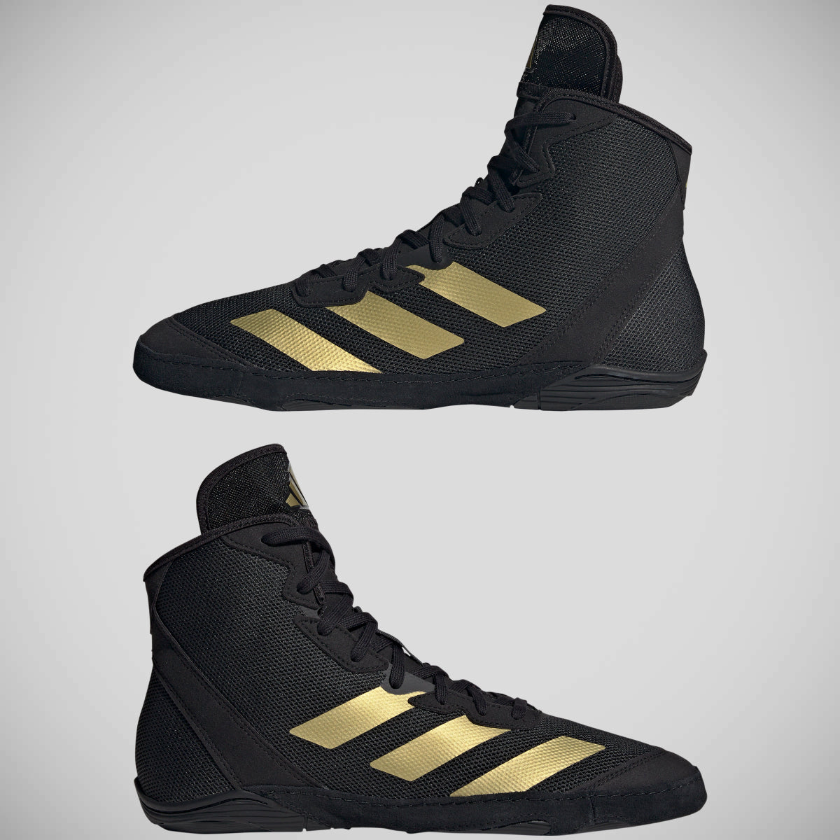 Adidas adizero 레슬링 부츠 검은 색