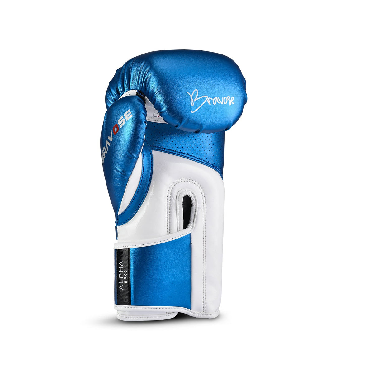 Bravose Alpha Metallic Blue Boxing Gloves