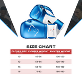 Bravose Alpha Metallic Blue Boxing Gloves