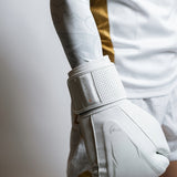 Alpha Pro MK2 Boxing Gloves White Photoshoot 3