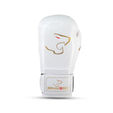 Bravose Alpha White & Red Boxing Gloves