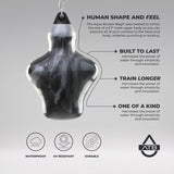 Aqua Bag Bruiser Bag 150lbs schwarz