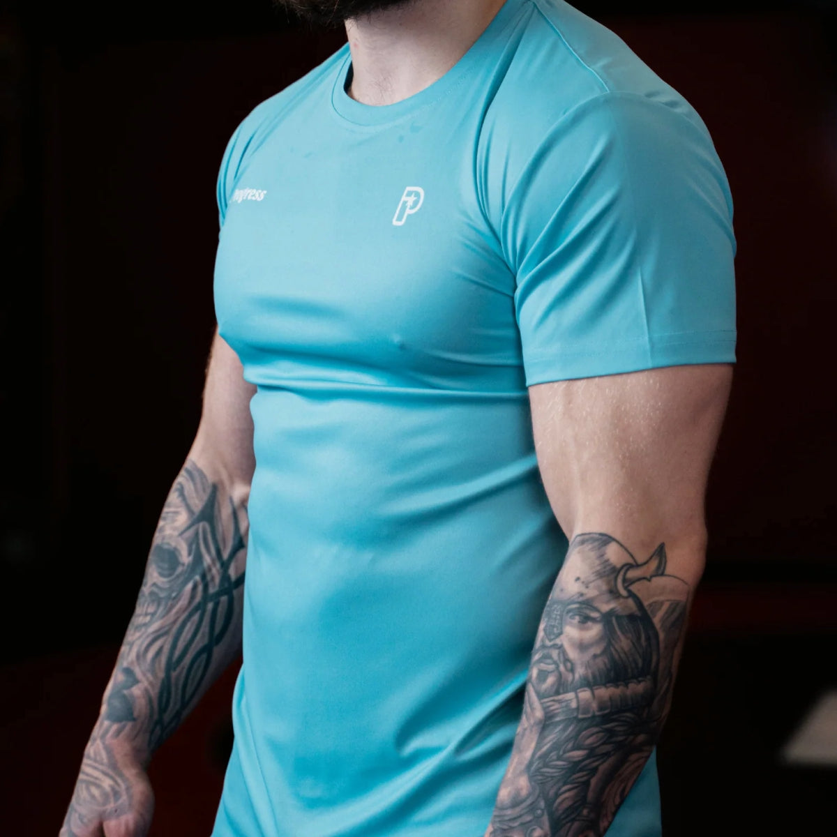Progress Rolling Tee Aqua