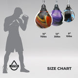 Red Aqua 21 "190 lb Punching Bag