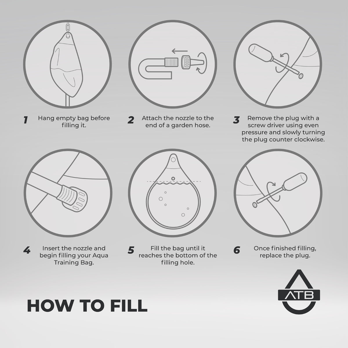 Aqua 12 "35lb Headhunter Trainingsbeutel Blau