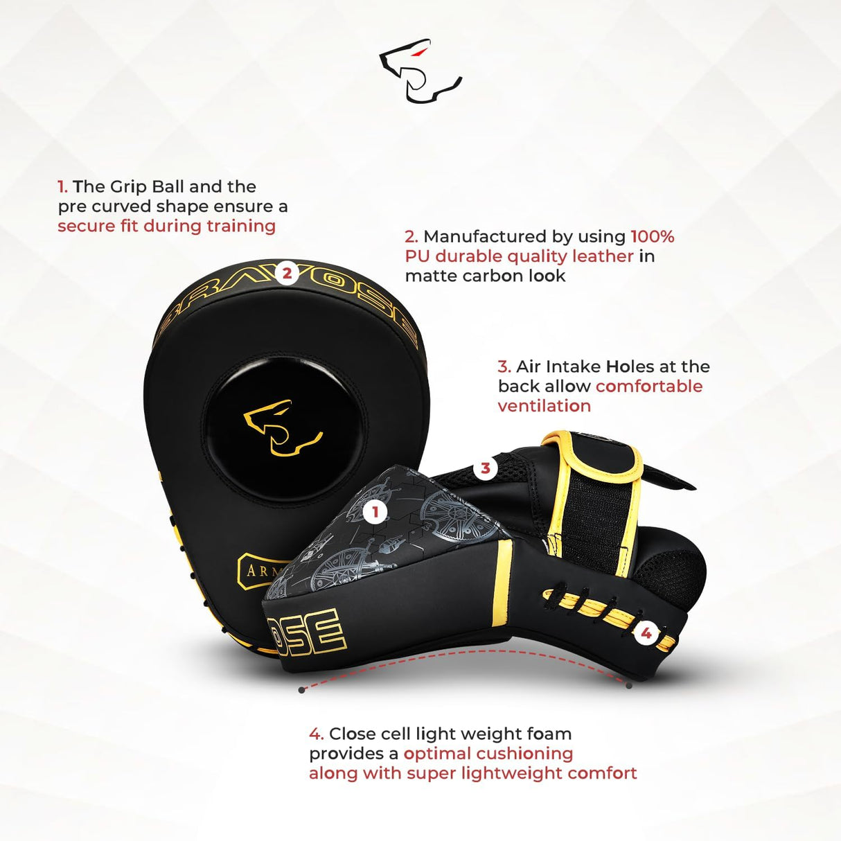 Bravose Armour 2.0 Focus Mitts