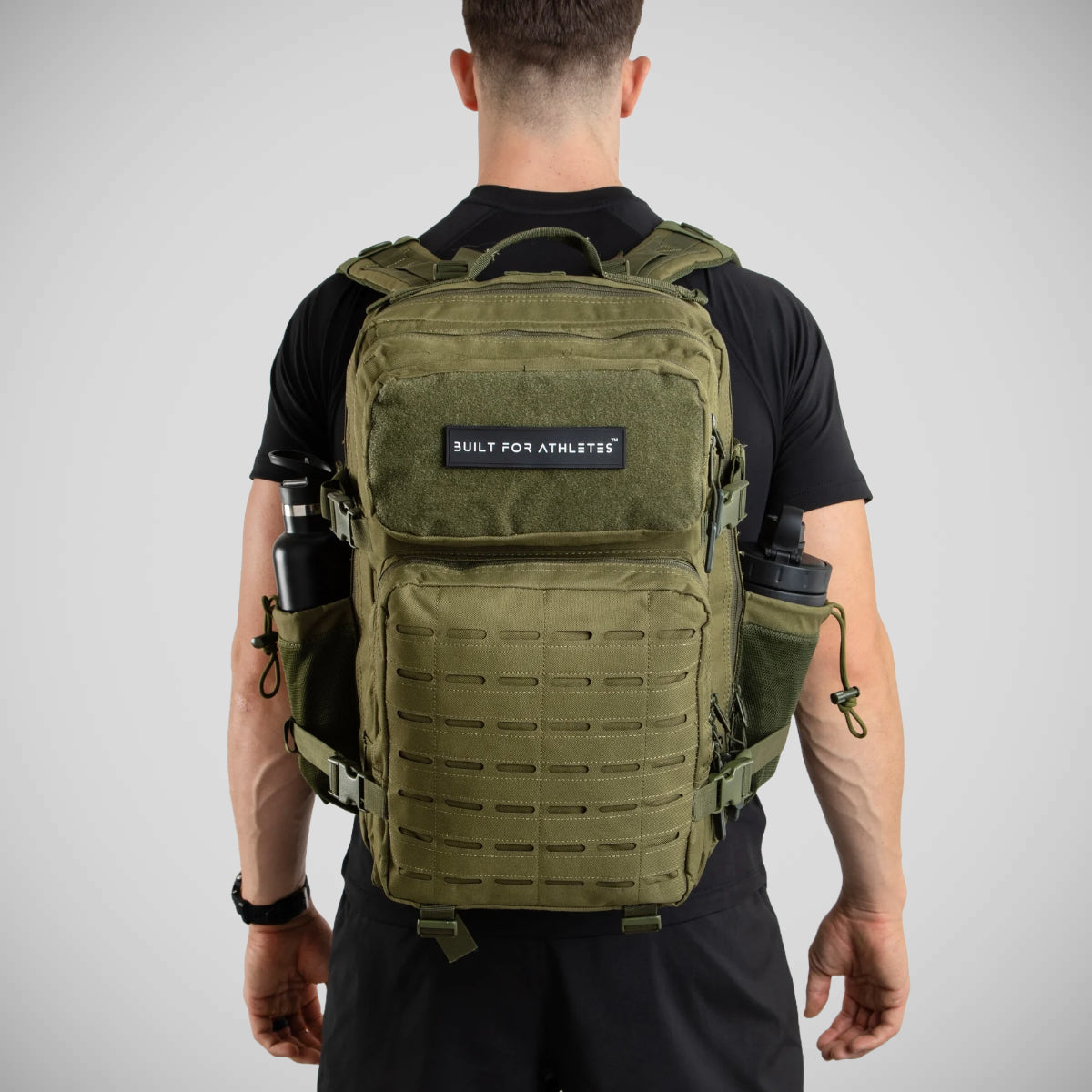 Army Green Built For Athletes Large Gym Backpack   