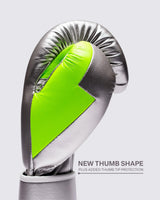 Fly Superloop Pro X 2 Boxing Gloves Silver/Neon
