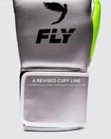 Fly Superloop Pro X 2 Boxing Gloves Silver/Neon