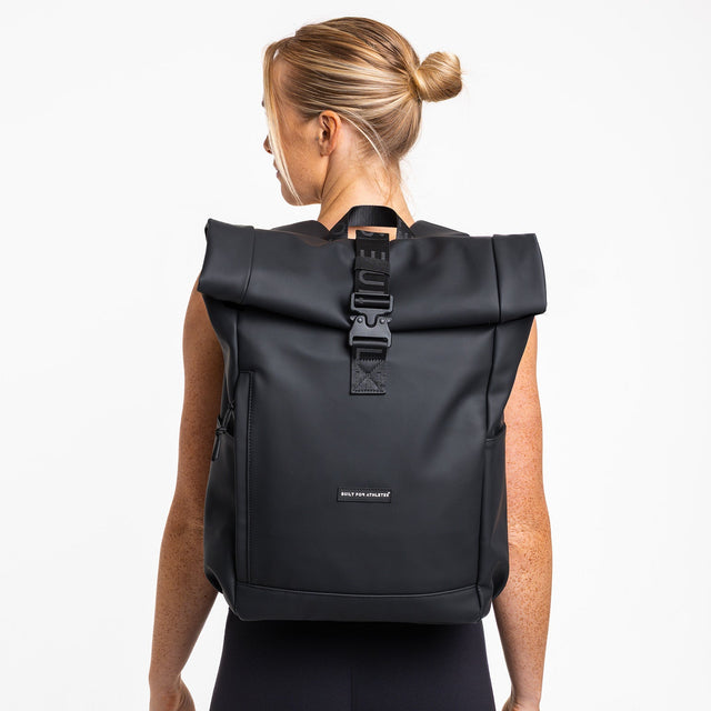 Built For Athletes Roll Top 22L Backpack Black