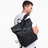 Built For Athletes Roll Top 22L Backpack Black