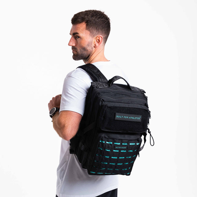 Built For Athletes Hero 3.0 25L Backpack Black/Aqua