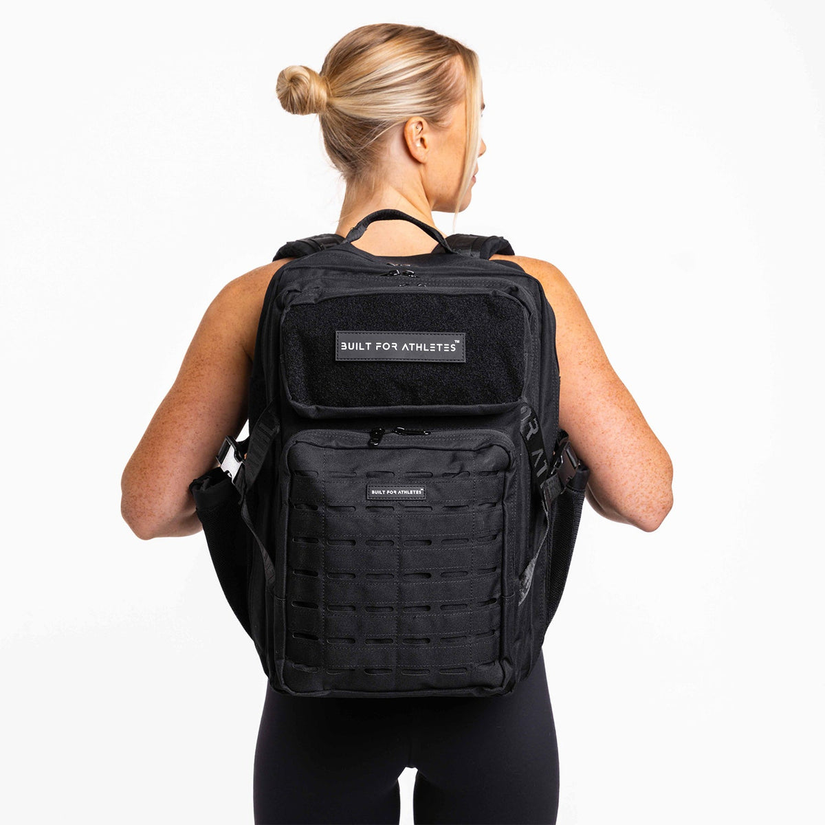 Built For Athletes Large Gym Backpack Black