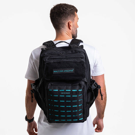 Built For Athletes Hero 3.0 45L Backpack Black/Aqua