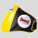 Sandee Leather Hook and Loop Fastening Belly Pad Black/Yellow