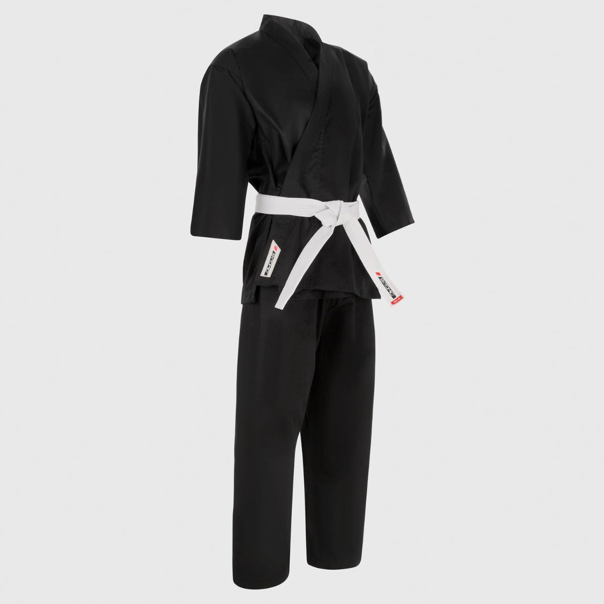 Bytomic Red Label 7oz Baumwollkarate Uniform Schwarz