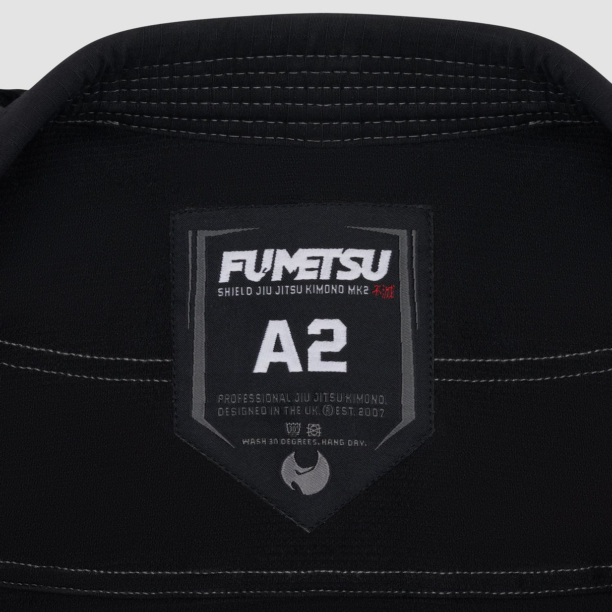 fumetsu 방패 mk2 어린이 bjj gi black