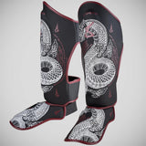 8 Weapons Sak yant Naga Shin Guards Schwarz