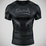 Black 8 Weapons Shift Short Sleeve Rash Guard   