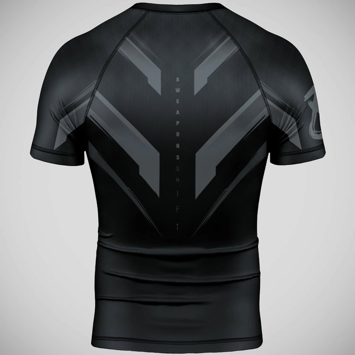 Black 8 Weapons Shift Short Sleeve Rash Guard   