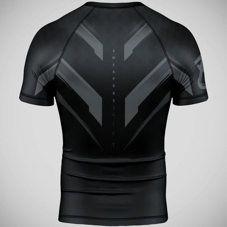 8 Weapons Shift Short Sleeve Rash Guard Black