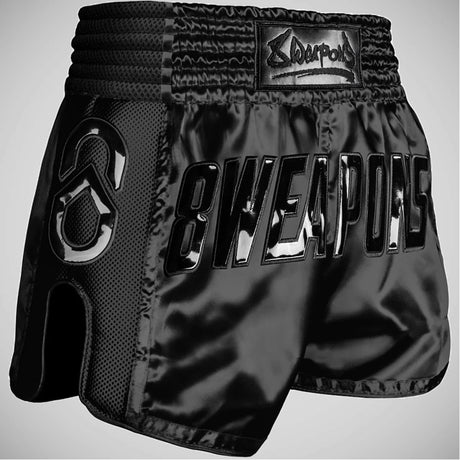 Black 8 Weapons Super Mesh Muay Thai Shorts   