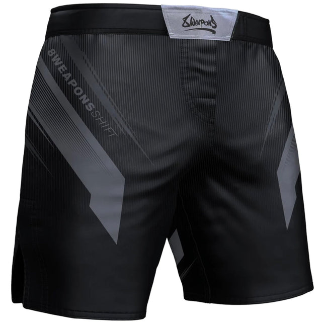 8 Weapons Shift Fight Shorts Black/Black
