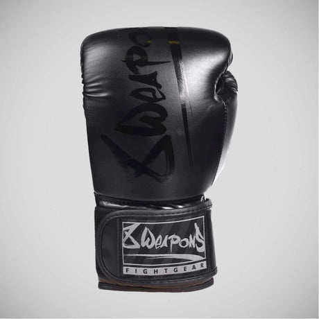 8 무기 무제한 권투 장갑 검은 색/검은 색