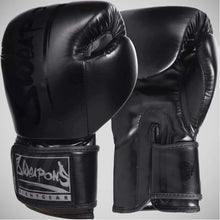 Black/Black 8 Weapons Unlimited Boxing Gloves