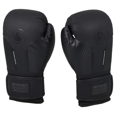 Black/Black Bytomic Performer Carbon Evo Boxing Gloves