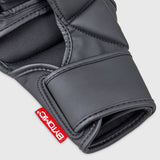 Guantes de combate de la etiqueta roja bytómica MMA Negro/Negro