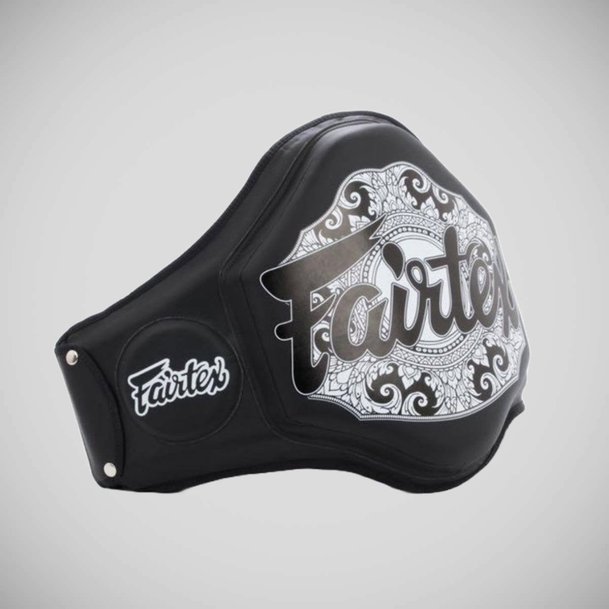 Fairtex BPV3 Microfibra Belly Pad nero/nero