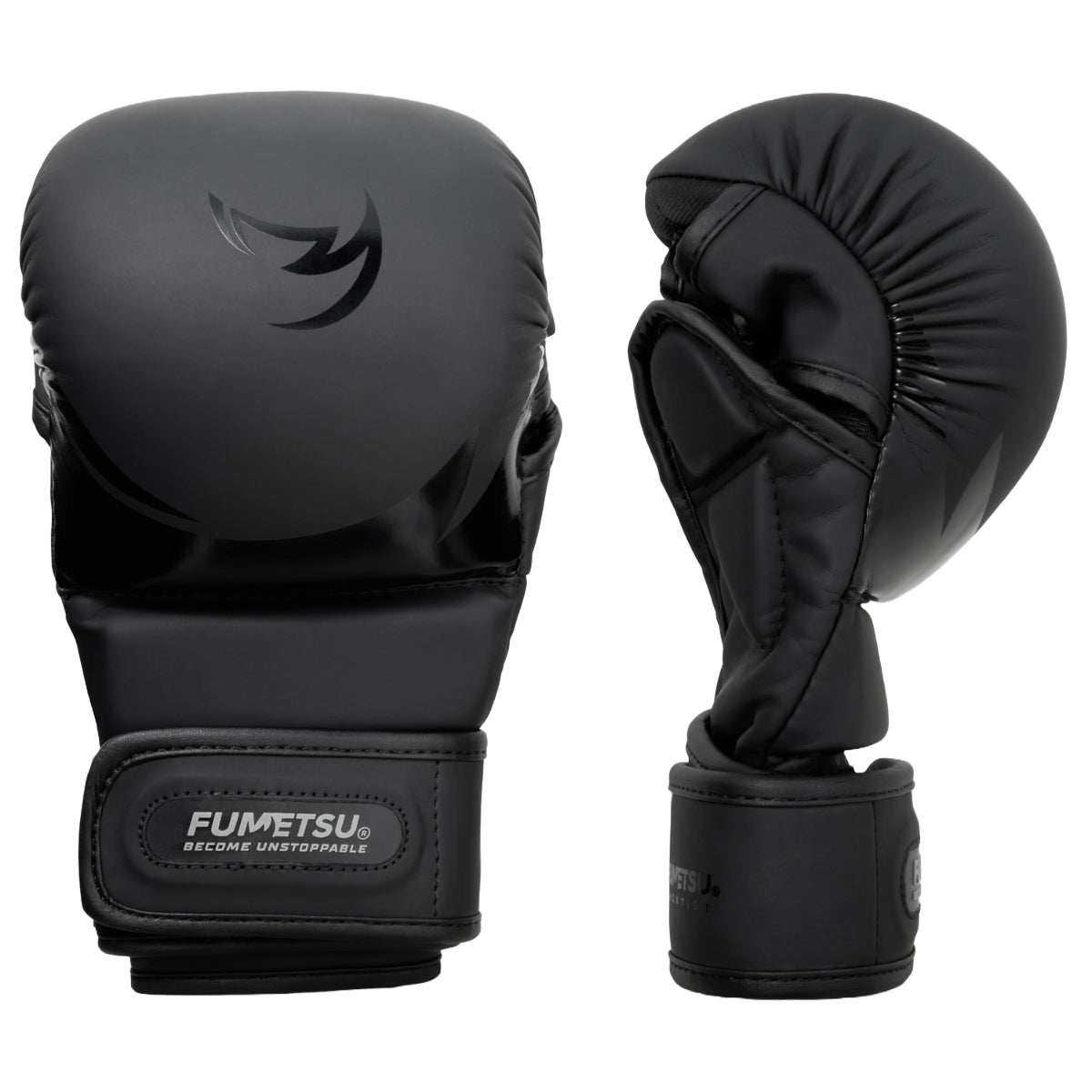 Black/Black Fumetsu Ghost S3 Kids MMA Sparring Gloves   